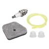 Aluminiumlegierung Zündkerze Luftfilter Kraftstoffleitung Primerbirne Kit für Stihl FS90 FS100 FS110 FS130