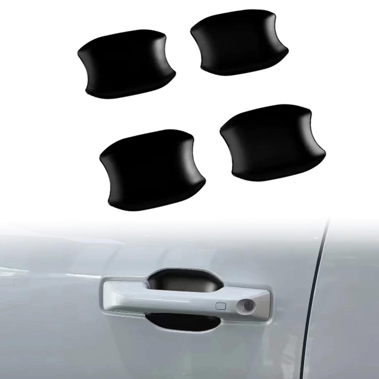 For BYD Shark 6 2025 Car Exterior Side Door Handle Bowl Cover Trim ABS Accessories 4pcs Exterior Parts Automobile modification матовый черный