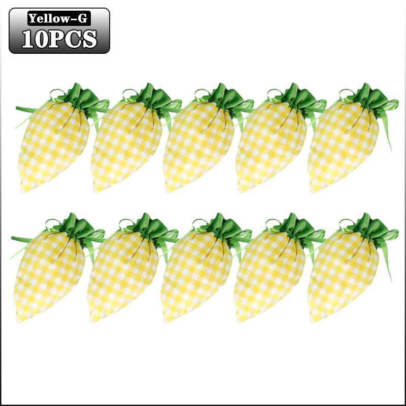 Easter Carrot Gift Bags Polyester Candy Packaging for Holiday Gifts Storage Decoration Easter Candy Bags Easter Decorations