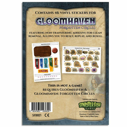 Набор съемных наклеек Gloomhaven Forgotten Circles