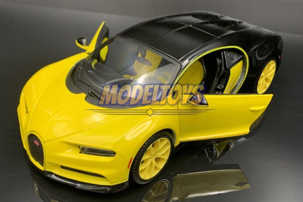 Bugatti Chiron Gelb 1:24 Maisto Modell 31514