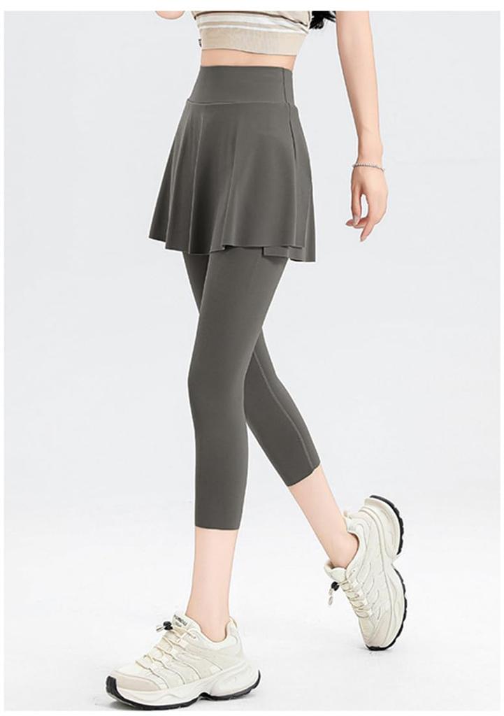 YANGRONG Yogahose mit kurzer Länge Yoga Größen 2XL Damenrock, 3/4 Leggings, Tragen, Tanzen, Sportbekleidung, Strumpfhose, Hose, Unterteile, Fitness,
