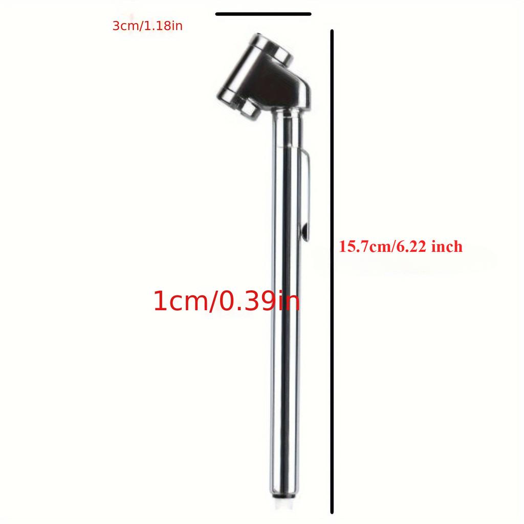 Durable Stainless Steel Tyre Manometer for Trucks & Cars with 10-120 PSI Heavy Duty Measurement Tool
