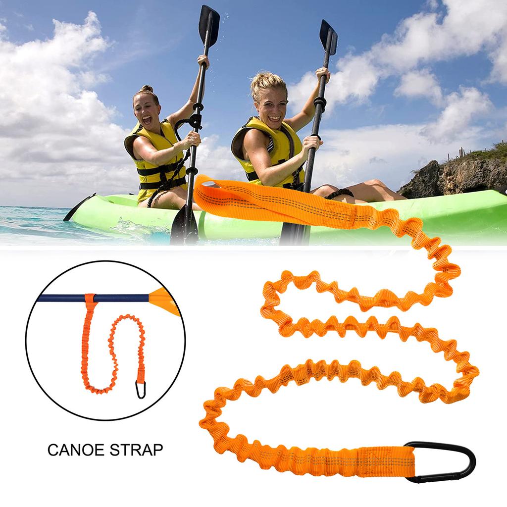 Kayak Paddle Leash Canoe Paddle Holder with Adjustable Belt for Kayaking Canoeing and Paddle Boarding Accessories