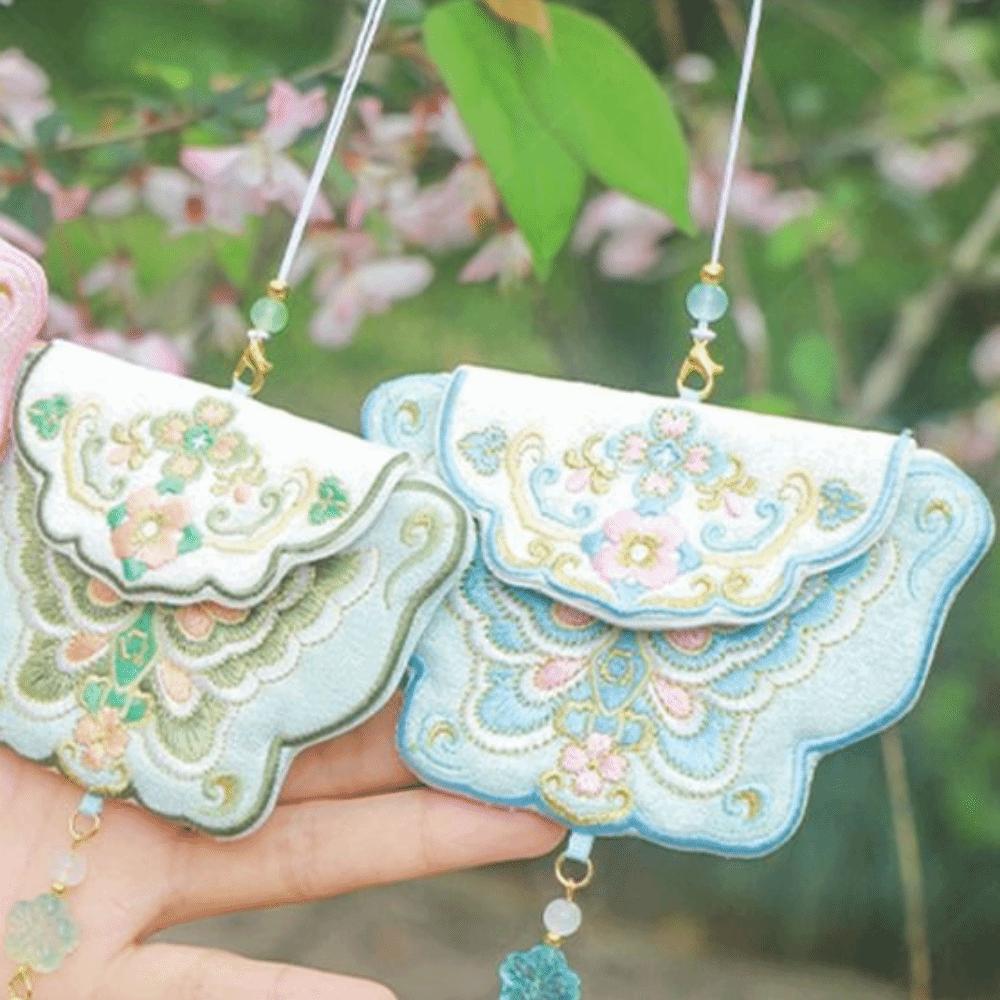 Hanging Mid-Autumn Festival Sachet Bag Chinese Style Lucky Bag Sachet Pedant Necklace  Small Pouch