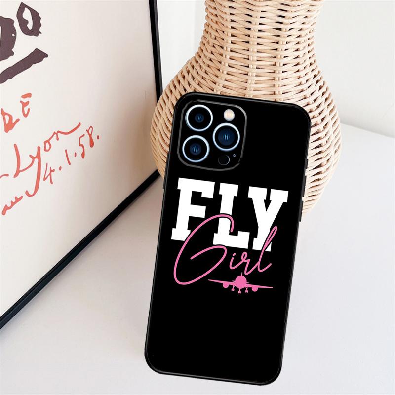 Aircraft Airplane Fly Travel Phone Case For iPhone 16 Pro Max 14 13 12 11 15 17 Pro Max Mini 15 16 Plus 16e Back Cover