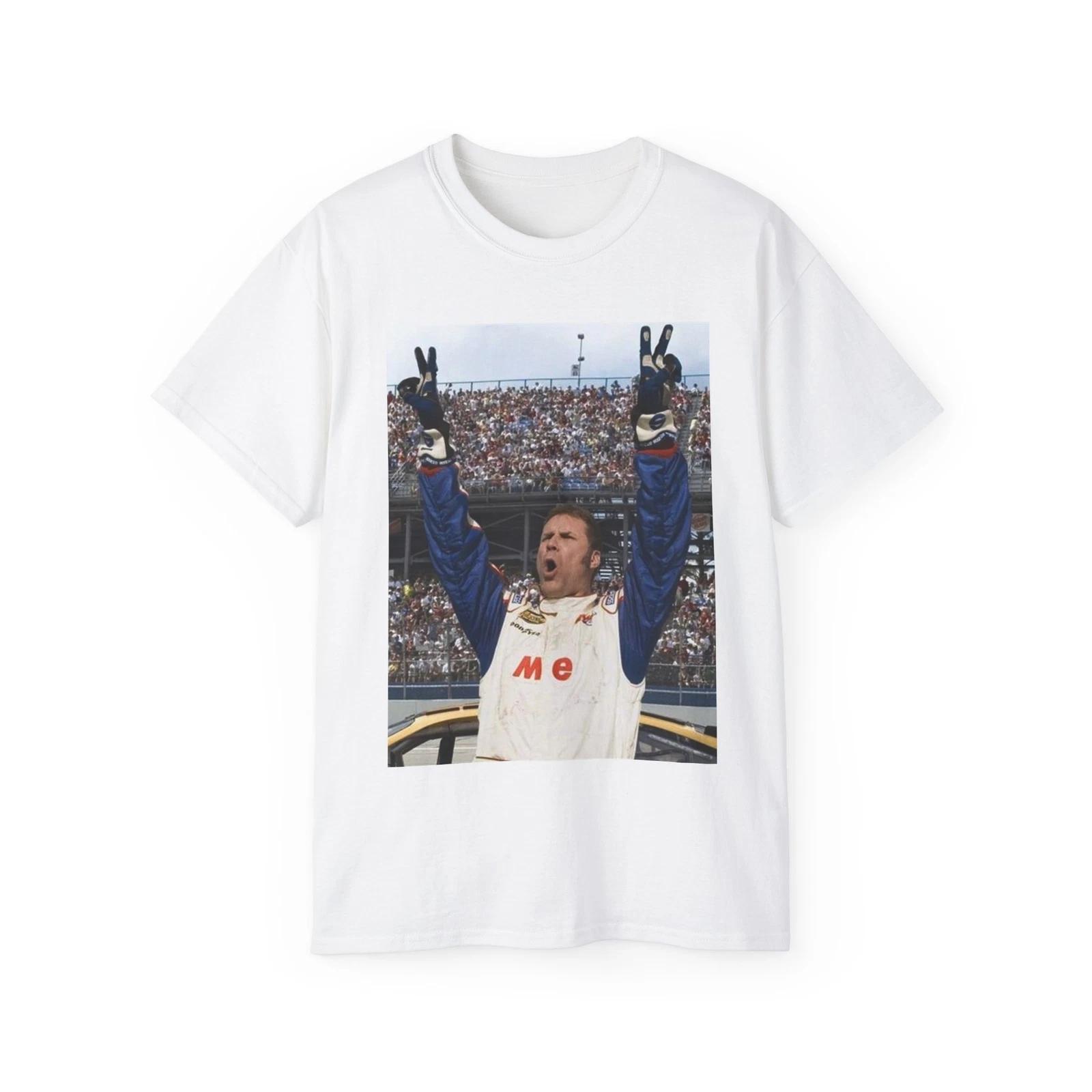 Men s and Women s T-shirts Talladega nights nascar retro vintage will Ferrell racing Ultra Cotton Tee S