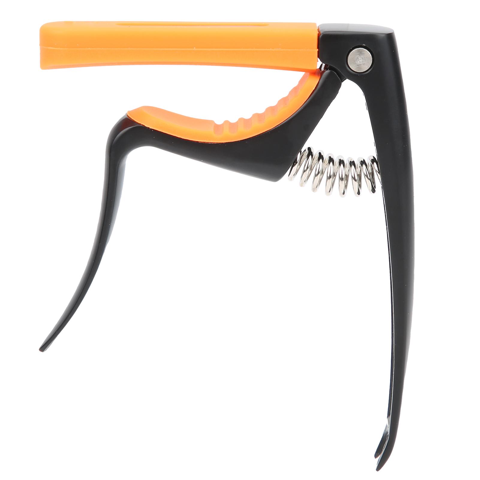 Каподастр для соло-гитары 3 в 1 Многофункциональный Универсальный Профессиональный Принадлежности для музыкальных инструментов(Черный оранжевый )