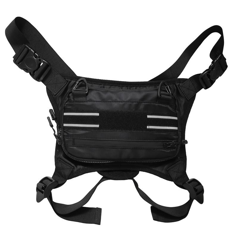 Climbing Molle Chest Bag Multifunctional Tactical Vest Adjustable Running Rig Pouch Outdoor Camping Cycling Hiking Fanny Pack