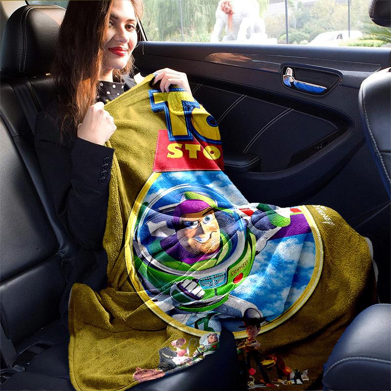 1pc, Buzz Lightyear's Adventure: A Cozy Home Decor Gift Soft Flannel Blanket for Bedroom, Living Room, Travel, Camping, Car