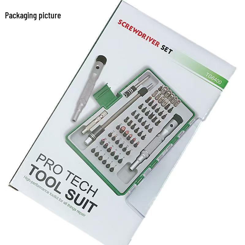 60-in-1 Precision Mobile & Watch Repair Tool Set with S2 Steel Screwdrivers