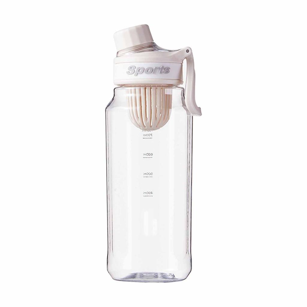 Exercise Water Bottle with Handle, Portable Plastic Cup for Students, Outdoor Fitness Summer Water Jug, Stylish Design