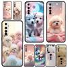 Cute Little Dog Soft TPU For Realme 13 12 11 10 9 Pro Plus GT3 GT2 C21 C25 C35 C53 C55 C67 Pro 5G Phone Case Cover Fundas Capas
