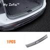 For Geely Starray Atlas 2024 2025 Car Rear Trunk Inner Outer Bumper Plate Protector Cover ABS Carbon fiber color Accessories