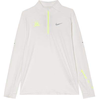 T-shirt da Uomo a Manica Lunga Element Logo Stampato Asciugatura Rapida Protezione Solare Comoda per la Corsa Top Vela HQ4733133