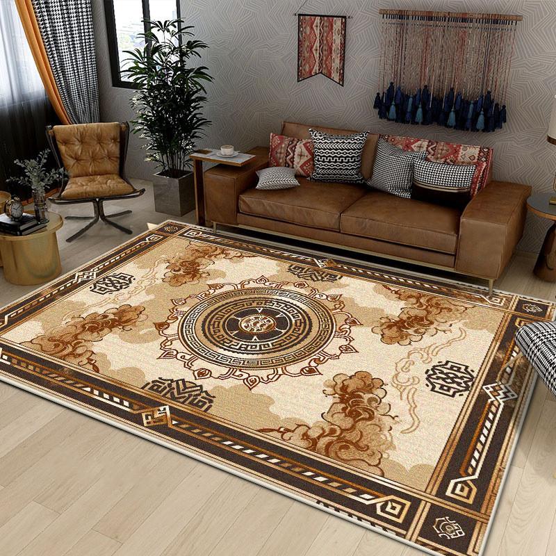 Persian Luxury Carpet for Living Room Boho Decoration Home Sofa Non-slip Large Rugs Bedroom Office Washable Floor Mat Dustproof