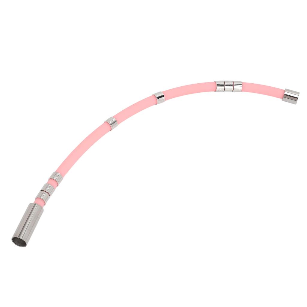 Anti Static Wrist Strap 8 Rings Pink Waterproof Washable Comfortable Wearing Silicone Bracelet for Jogging Winter