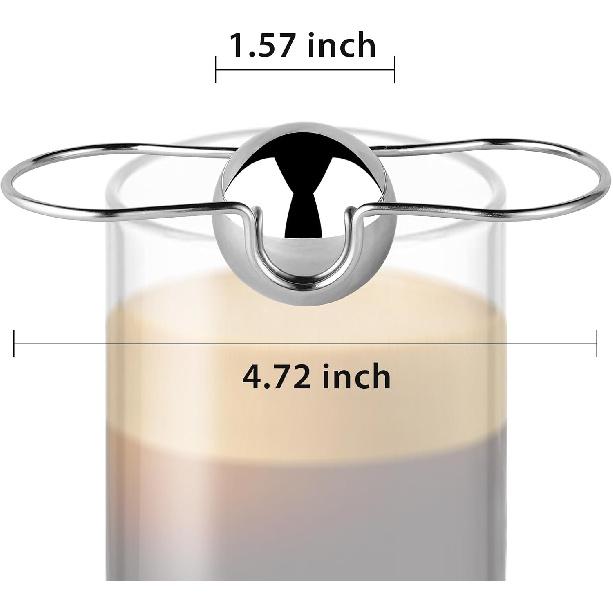 2 Pack Espresso Frozen Ball for Espresso Coffee, Stainless Steel Espresso Chilling Ball Espresso Cooler Espresso Machine Accessories