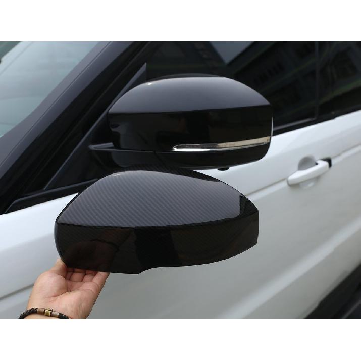 

METYOUCAR ABS Carbon Fiber Style Side Rearview Mirror Cover Trim for Range Rover Sport 2014-2017,Discovery 4 2010-2016