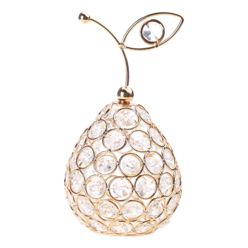 Crystals Fruit Statues Natural 3D Statues Decorations Fruit Shape Polished Smooth Collection for Bedroom Home Bar Desk