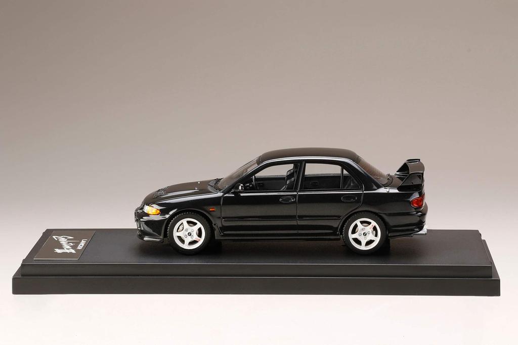 Hobby Japan MARK43 Mitsubishi Lancer GSR Evolution III Pyrenees Black Finished Product PM43127BK 1/43 (CE9A)