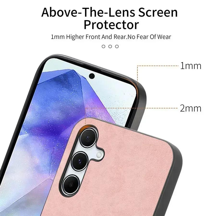 For Magsafe Matte Leather Case for Samsung A56 A36 A16 A06 A05 A15 A25 A35 A55 A54 Magnetic Wireless Charging Protection Phone Cover