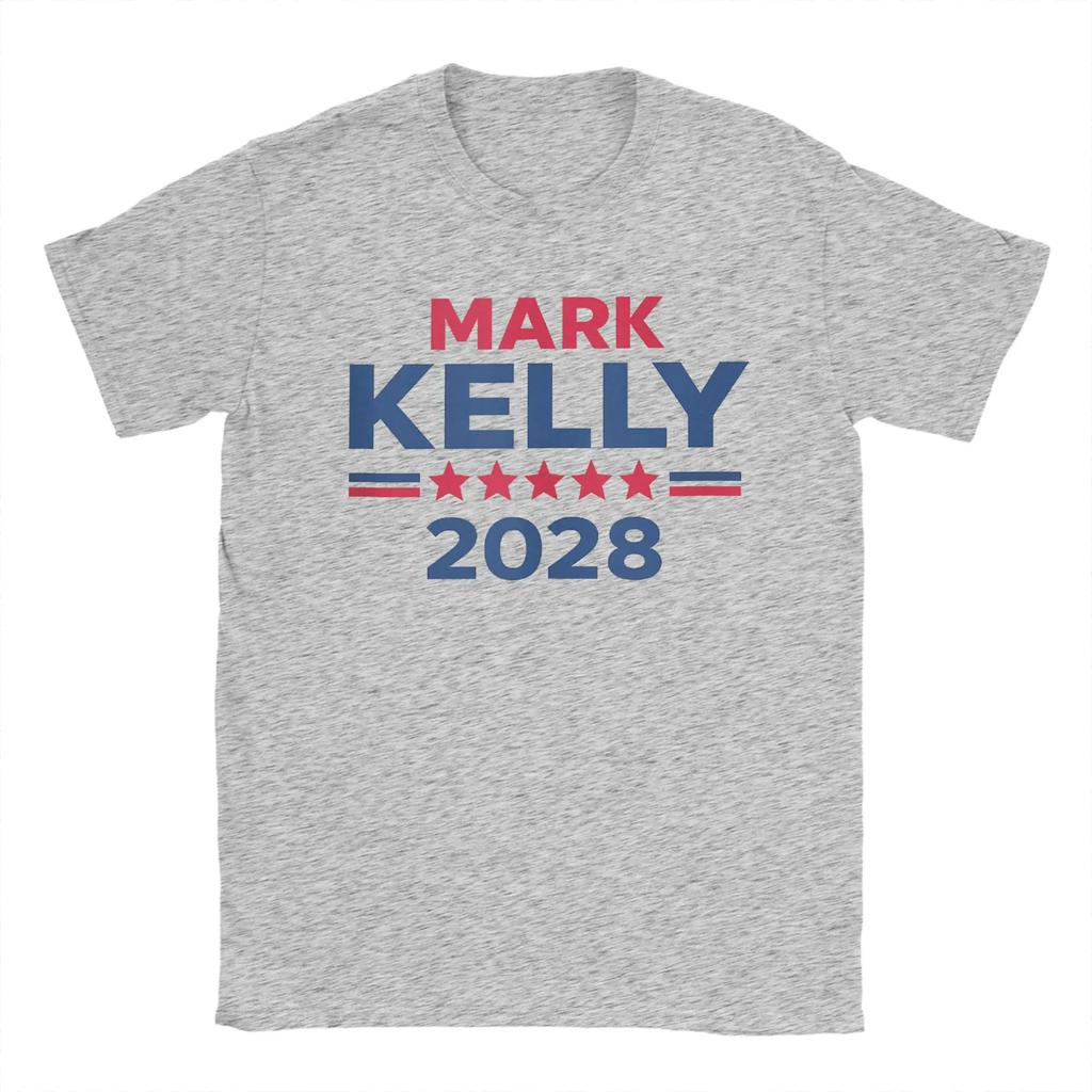 Men Senator Mark Kelly for President 2028 Campaign T Shirts Cotton Clothes Novelty Short Sleeve Tee Shirt New Arrival T-Shirt