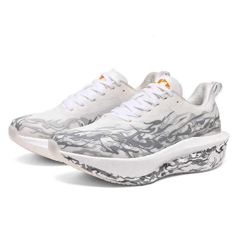 2025 New 2.0 Professional Marathon Carbon Plate Racing Running Shoes Men's Shoes Real Popcorn Soft-soled Sports Shoes