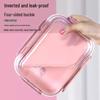 ZISIZ Microwavable Glass Lunch Box Set
