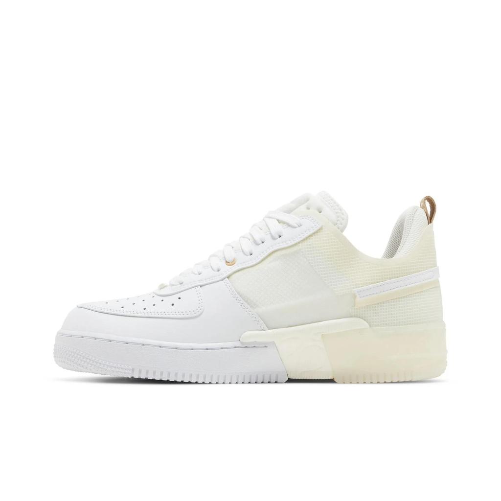 Nike Air Force 1 React 'Kokosové mléko' (Unisex) Bílá / Kokosové mléko / Světlá železná ruda / Bílé skate boty DH7615 100