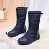Women's Lightweight Comfortable Cold Warm Padded Snow Boots Non-slip Wear Outdoor Leisure Sports High Cotton Boots