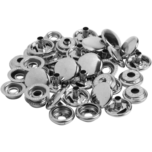 SK11 15mm Snap Fasteners, 10 Pairs, No. 160, for Snap Fastener Punch Nos. 1600, 1650, 1700, and 1750