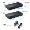 Sanwa Direct HDMI Splitter, 1 Input, 2 Outputs, Simultaneous Output, 4K/60Hz Support, HDCP 2.2 Compatible, 400-VGA013