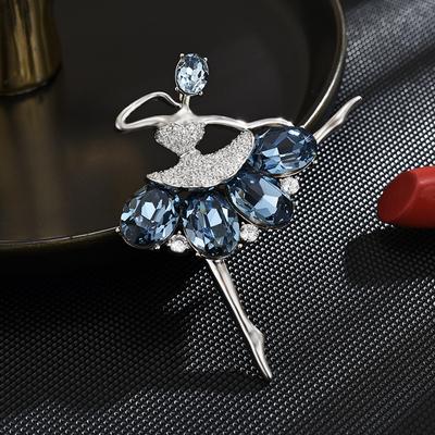 Spilla da Ballerina Elegante e alla Moda di Lusso Leggero da Donna, Design Versatile e Unico, Accessori Quotidiani
