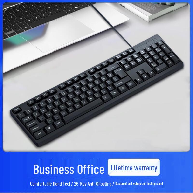 

Youshi Wired 104-Key Mechanical-Feel Keyboard & Mouse Combo