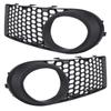 Front Bumper Fog Light Grill Shockproof Scratch Resistant Decorative Fog Lamp Cover Grill for Conver