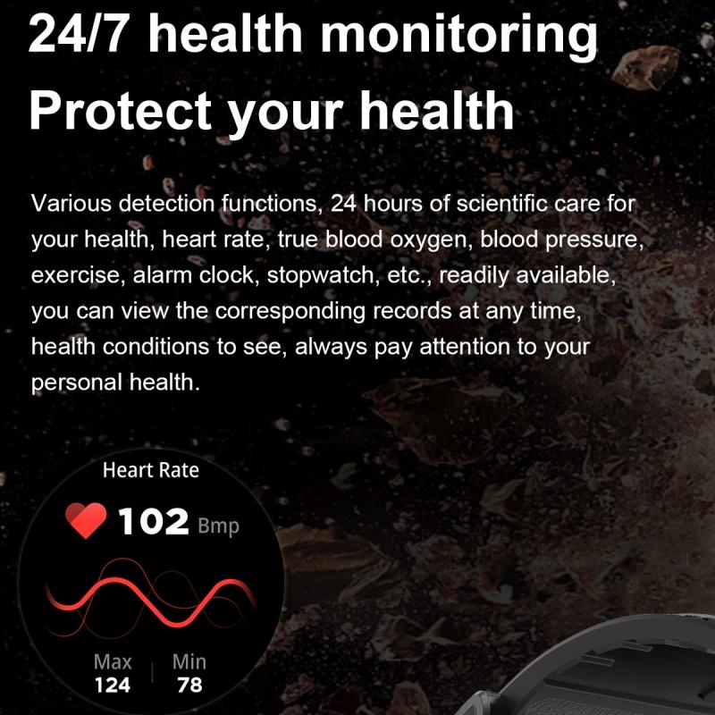 Rainbuvvy GT66 Smart Bracelet 1.39inch IPS HD Touchscreen 360x360 NFC Bluetooth 5.2 Android Smartwatch TWS Sports Watch Multi-language