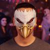 Handmade Halloween Eagle Mask PU Leather Masquerade Face Masks  Stage Performance Props