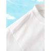 European sizes Lake Life Boat Print T-Shirt for Children, T-Shirt, Casual T-Shirt, Trendy T-Shirt, Outdoor Adventure Gear