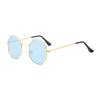 Fashion New Polygon Creative Transparent Ocean Lens Sunglasses Octagonal Trendsetter Sunglasses Metal Frame Glasses