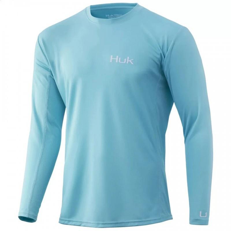 Mens Quick-Dry UV Protection Fishing Shirt Lightweight Breathable Long Sleeve Summer Outdoor Angling Sports
