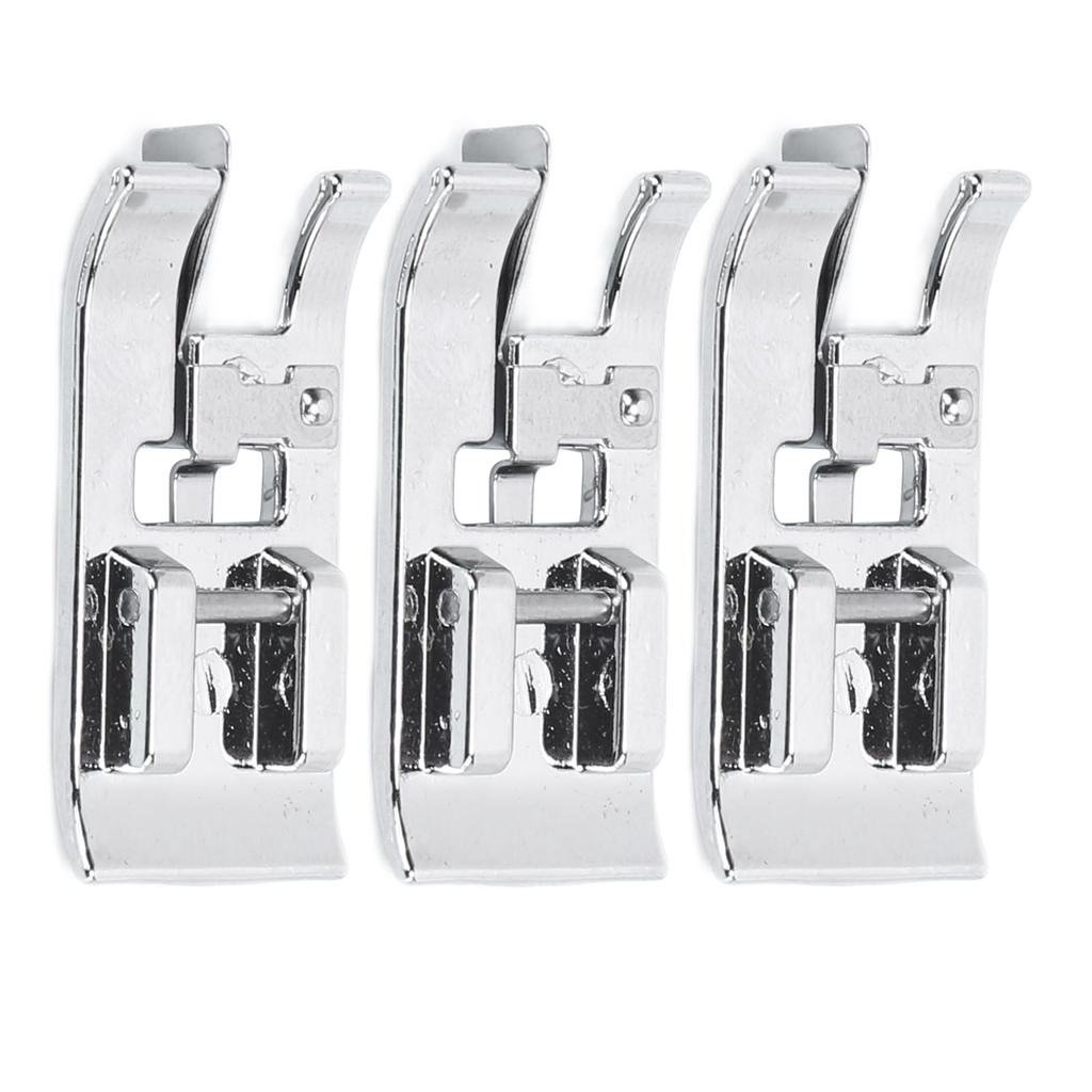 3pcs Presser Foot Auxiliary Replaceable Stainless Steel Durable Sewing Accessories for Tailor
