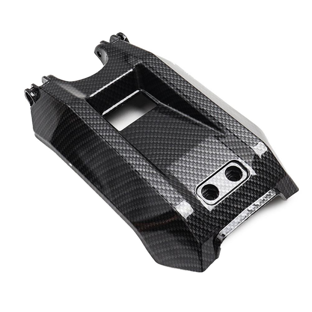 Electric Motorcycle Battery Cover Guard for SurRon Front Mount Constructed from ABS with Carbon Texture for Long Lasting Use