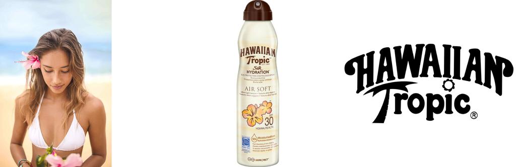 Hawaiian Tropic Air Soft Silk Hydration Mist SPF30 Sunscreen Spray 177ml
