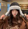 Warm plush big head circumference men's and women's cycling cold-proof plush warm ski cap windproof ear cap