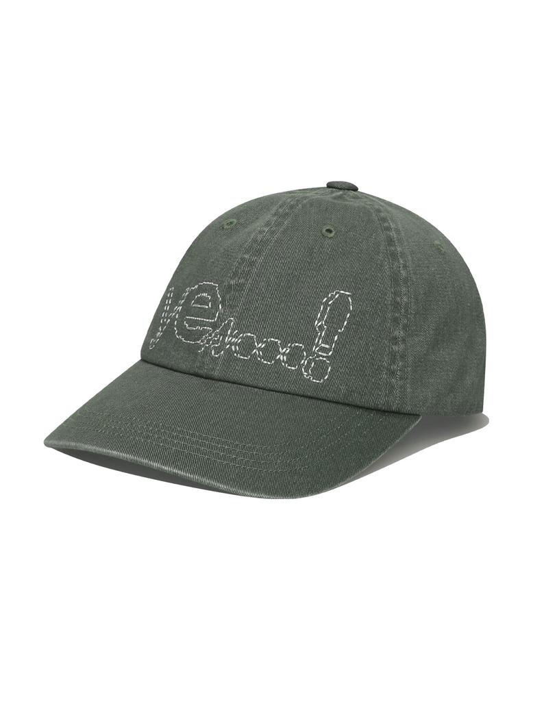YESEYESEE Y.E.S Dotted Logo Cap Gray