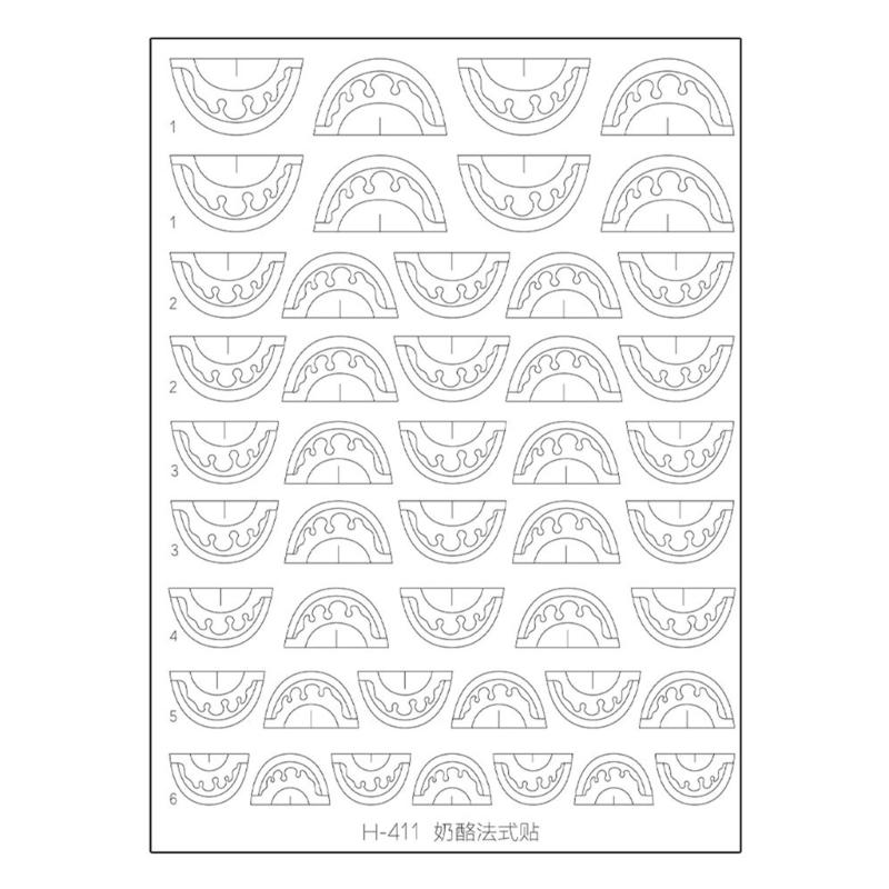 

Paper Nails Stickers Floral Lace Designs Formal Casual Occasions Flexible Adhesive NonToxic Gentle Natural Nails