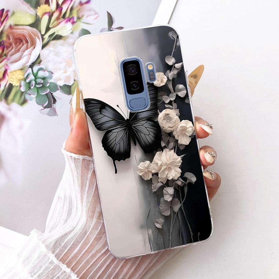 For Samsung Galaxy S9 S9+ Case SM-G960F SM-G965F Cover Fashion Dragon Lion Cartoon Soft Silicone Bumper on Samsung S9 Plus Shell