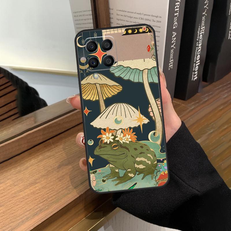 Vintage Retro Frog Mushrooms Case For Samsung Galaxy M13 M53 M51 M31 M11 M14 M34 M54 M12 M32 M52 M16 M36 M56 M15 M35 M55