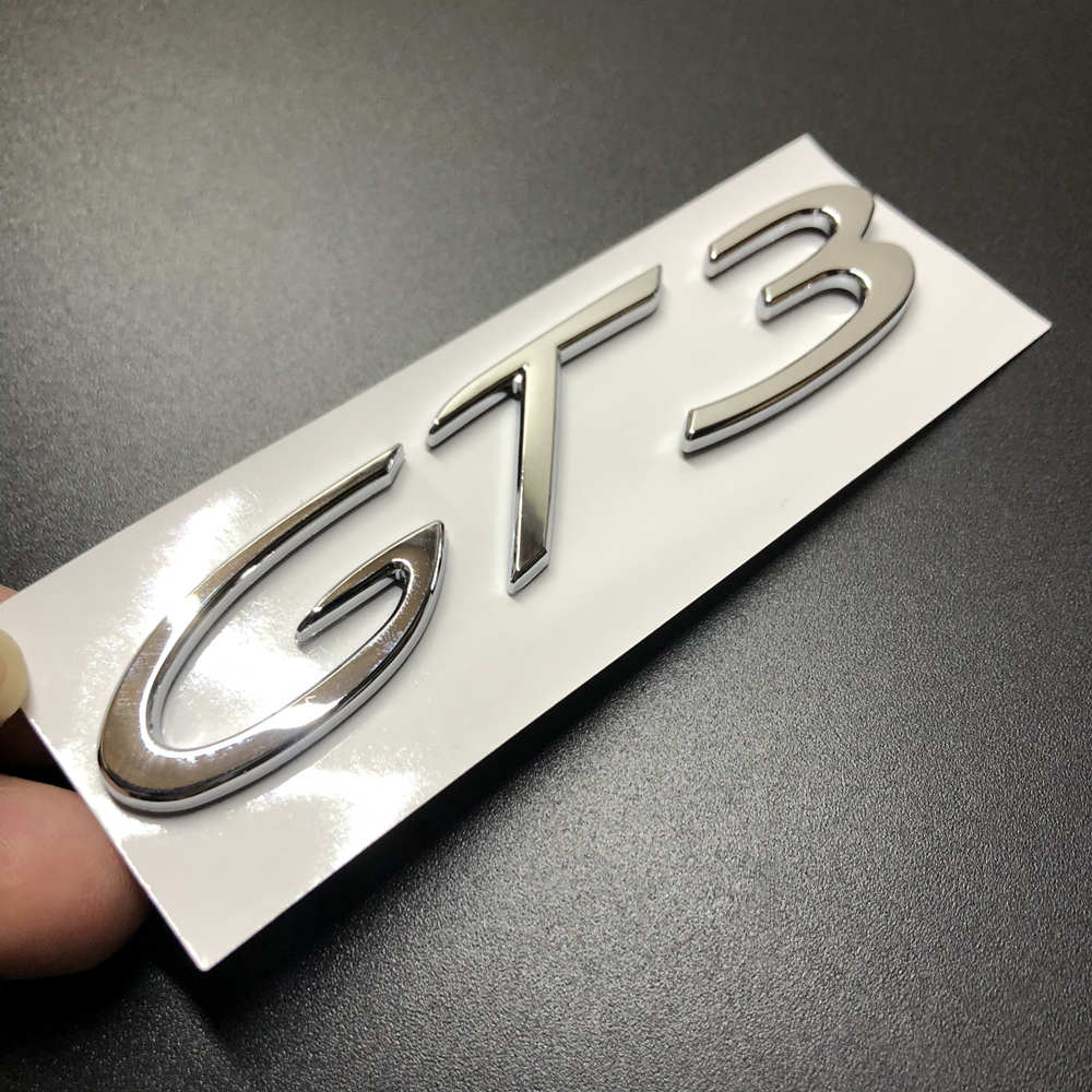 Cayears GTS GT1234 RS ABS Kunststoffen Sticker Badge Decals Racing Embleem Geschikt Na 2012 Voor Porsche Auto Carrosserie Achterklep